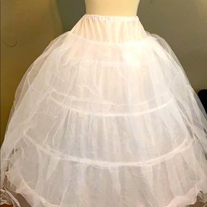 Bridal or formal gown petticoat